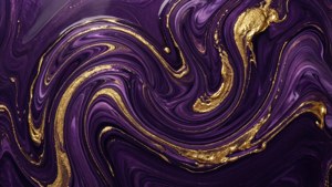 Violet Gold Swirl
