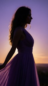 Violet Silhouette
