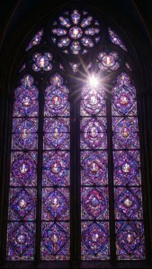 Violet Stained Glass