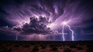Violet Storm Desert