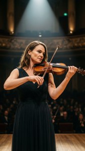 Violinist Portman