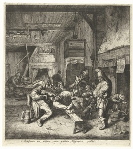 Vioolspeler in de herberg