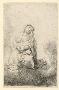 Virgin and Child in the Clouds