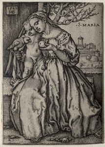 Virgin with the Parrot