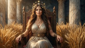 Virgo Goddess Throne