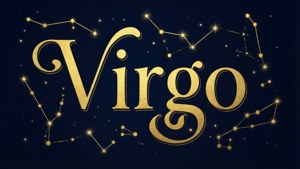 Virgo Typography Constellation