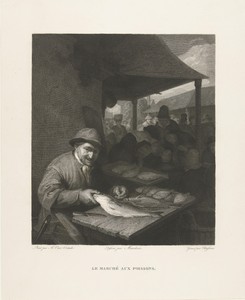 Visboer op de markt