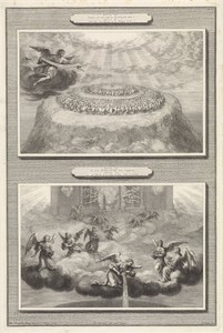 Visioen van het Lam Gods en de zeven offerschalen met de plagen van God