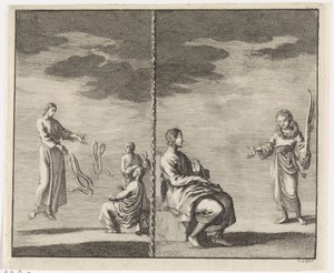 Visioenen van de heilige Jakob en de heilige Agapius