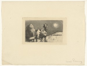 Visite-kaartje voor Madame Pissarro