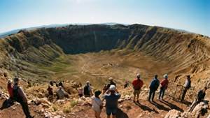 Visitors at the Crater