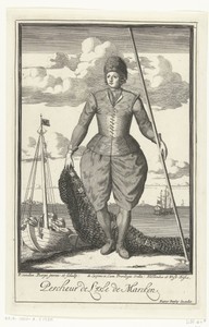 Visser van het eiland Marken
