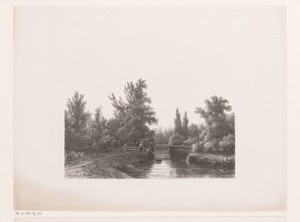 Vissers bij een rivier