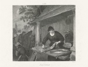 Visverkoopster