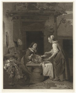 Visverkoopster