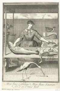 Visverkoopster