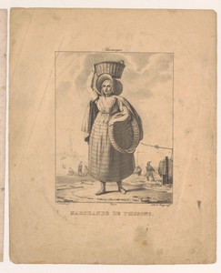 Visverkoopster te Scheveningen