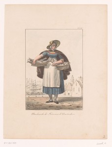 Visverkoopster uit Amsterdam