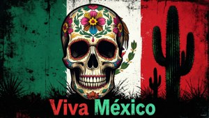 Viva Mexico Grunge