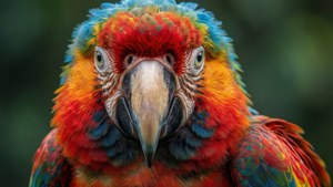 Vivid Macaw Portrait