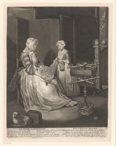 Vlijtige moeder
