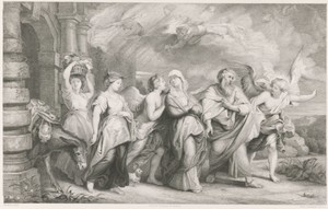 Vlucht van Lot en zijn familie uit Sodom