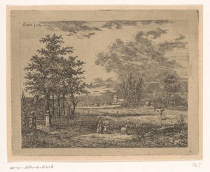 Vogelverschrikker in een korenveld