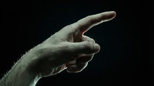 Void Pointing Hand