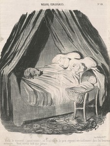 Voilà le moment (passé minuit) o∙ le calme et la paix règnent véritablement dans les heureux ménages. Vaut mieux tard que jamais.