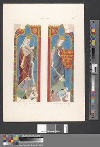 Vol. 6, Plate XXXVIII: The Triumph of Largesse or Bounty over Avarice. The Triumph of Debonerete or Meekness over Anger.
