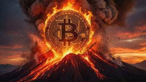Volcanic Bitcoin Rising