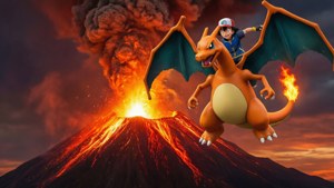 Volcanic Flight with Charizard