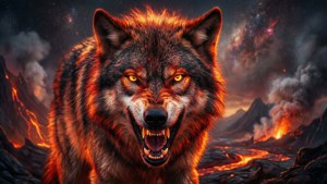 Volcanic Fury Wolf