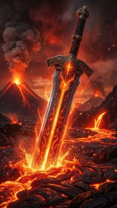 Volcanic Master Sword