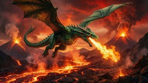 Volcano Dragon Flight