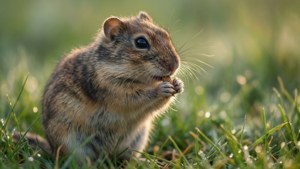 Vole at Dawn