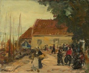 Volendam Street Scene