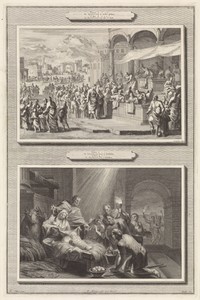 Volkstelling te Bethlehem en de aanbidding door de herders