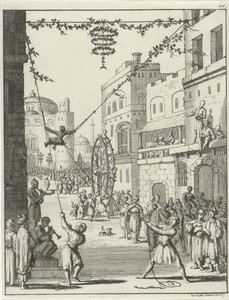 Volksvermaak op het Bairamfeest