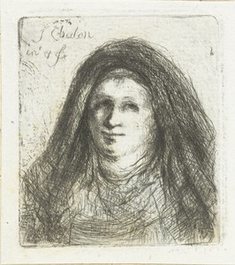 Volwassen vrouw met hoofddoek
