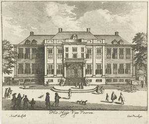 Voorgevel van Paleis Soestdijk