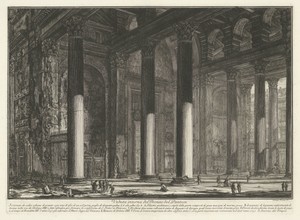 Voorportaal van het Pantheon te Rome