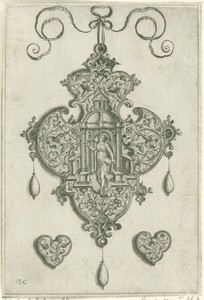 Voorzijde van hanger met Fides