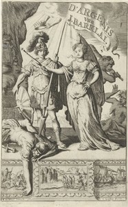 Vorstin en een Romeinse krijgsman