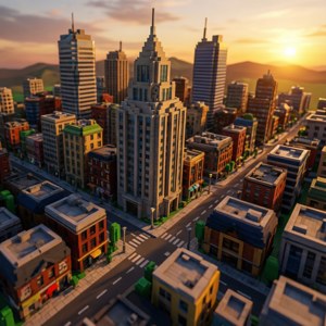 Voxel Cityscape