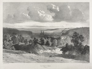 Voyages pittoresques et romantiques dans l'ancienne France.  Bretagne:  Vue général de Quimper