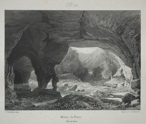Voyages pittoresques et romantiques dans l'ancienne France.  Franche-Comté:  Source du Lison
