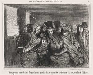 Voyageurs appréciant de moins en moins les wagons de troisième classe...