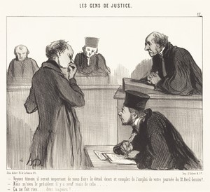 Voyons témoin il serait important de...