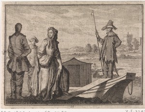 Vrouw gaat aan boord van een schip van de duivel om haar man te ontlopen